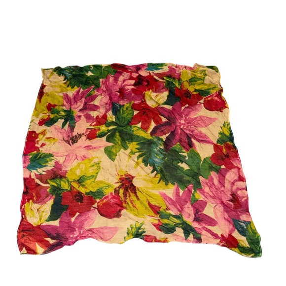 Patricia Nash Spring Colored Floral Scarf - Picture 2 of 2